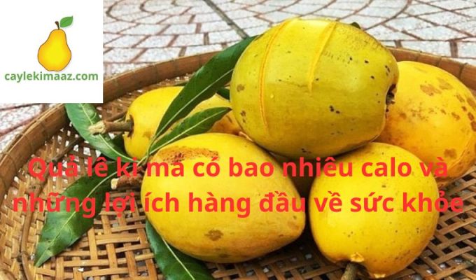 Quả lê ki ma có bao nhiêu calo và những lợi ích hàng đầu về sức khỏe